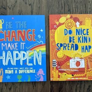 Usborne Be the Change Make It Happen and Do Nice Be Kind Spread Happy Books
